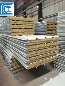 Panneaux de laine de roche de haute qualité, personnalisables, en métal, à isolation thermique et acoustique, pour murs extérieurs - Product Image 2