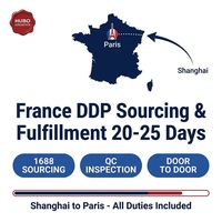 Agent d'approvisionnement maritime DDP France, consolidation d'entrepôt, dropshipping Shopify, fulfillment porte-à-porte, 20-25 jours