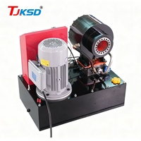 Machine à sertir les flexibles hydrauliques TJKSD-P32 1/8''-1'' avec pompe moteur et roulement 3KW 300T 220-415V