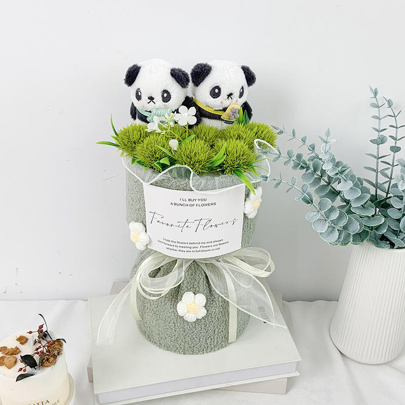 แพนด้าคู่สีเขียว