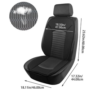 Housses de siège auto universelles, résistantes à l'usure, en tissu maillé, protection de siège auto avec plusieurs options de couleurs pour tous les modèles de véhicules - Product Image 4