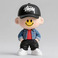 Figurines OEM en vinyle mignonnes style anime pour filles et garçons, jouets en peluche, boîte mystère à assembler