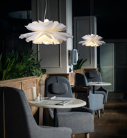 Lustre LED Moderne et Simple pour Chambre à Coucher 2026, Luminaire Créatif de Designer Nordique pour Salon et Salle à Manger en Forme de Fleur