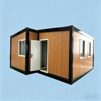 Casa Contenedor Modular de Ensamblaje Rápido, Unidad de Vivienda Prefabricada Portátil con Ventana y Rejas de Seguridad, Diseño Moderno