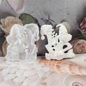 Moldes de fundición de resina hechos a mano para adornos decorativos DIY molde de esqueleto de silicona estilo Ins X0194 - Product Image 1