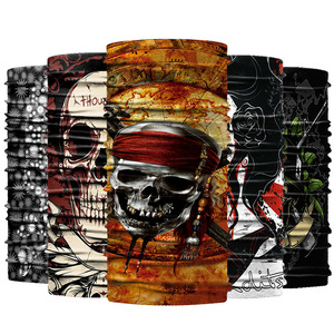 Großhandel New Style Full Face Multifunktion ale Sturmhaube Custom Print Tiers port Hals wärmer Bandana