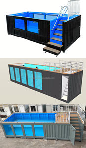 Conteneur extérieur magique Sinoy de 20 pieds avec terrasse, piscines conteneurs, piscines avec spa - Product Image 5