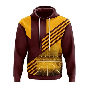 Sweat à capuche long doublé 350 g/m² avec logo Puff, épaules tombantes, personnalisable, écoresponsable, en polaire recyclée, unisexe pour homme - Product Image 2