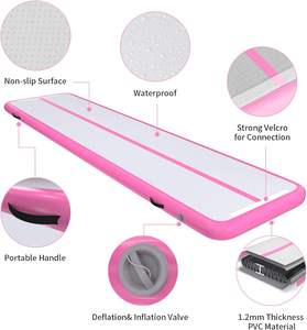 Vente en gros de tapis de gymnastique <span class=keywords><strong>gonflable</strong></span> en EVA sans pompe électrique pour salle de sport - Product Image 2