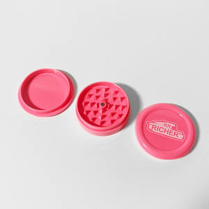 Wholesale Round Shape Custom <b>Plastic</b> Herb <b>Grinder</b> 3 Parts Tobacco Spice Dry Acrylic <b>Plastic</b> <b>Grinders</b> Herb - Product Image 6