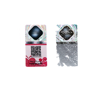 Haute technologie 3D holographique Eas Rf étiquette Ture couleur effet Qr Code étiquette hologramme avec code à barres étiquette de sécurité autocollant