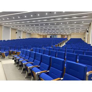 เก้าอี้โรงภาพยนตร์แบบพับได้ หมุนได้ โครงโลหะ มีที่วางแขน เหมาะสำหรับสถานที่เชิงพาณิชย์ - Product Image 5