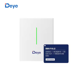Batterie au lithium Deye RW-F10.2 10 kWh certifiée AU, 51,2 V 200 Ah, étanche IP65, murale, 6000 cycles, pour appareils électroménagers - Product Image 1