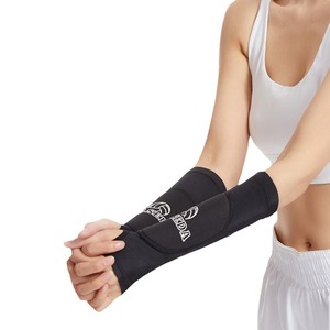 Manchon de bras de volley-ball Shiwei noir avec grip en silicone, protection sportive pour le basketball, le tennis et l'entraînement - Product Image 2