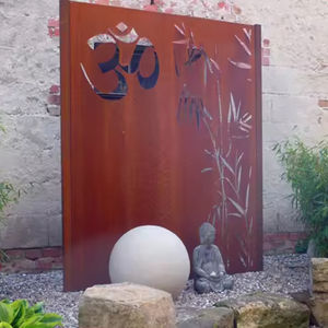 Ecran de sol de jardin Ecran de décoration de jardin Ecran de confidentialité extérieur en acier - Product Image 1