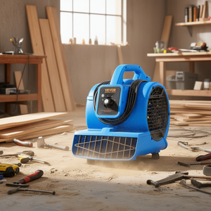 Ventilatore da Pavimento Vevor 600 Cfm 1360 Giri/min 3 Velocità, Soffiatore d'Aria Elettrico di Grado Professionale - Product Image 2