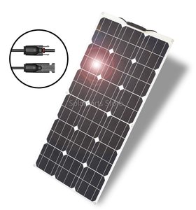 แผงโซลาร์เซลล์แบบยืดหยุ่น OEM ปรับแต่งได้ 100W 200W 300W 400W 500W พร้อมเครื่องชาร์จแบตเตอรี่ 12v 18v 24v สำหรับเรือ รถยนต์ และบ้าน - Product Image 2