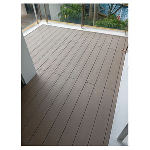 Planches de terrasse en WPC légères à profil creux pour les balcons d'immeubles de grande hauteur, réduisant la charge structurelle, fixation dissimulée - Product Image 4