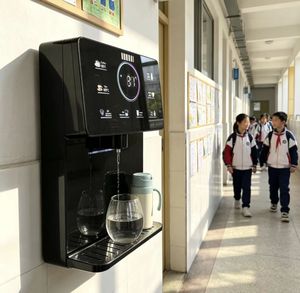 Distributeur d'eau mural pour la maison, machine à eau chaude et froide instantanée avec raccordement aux conduites, options d'installation murale doubles - Product Image 1