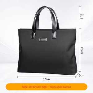 Sac souple léger en PU haut de gamme mallette pour ordinateur portable étanche pour hommes et femmes pour les réunions de navettage de <span class=keywords><strong>voyage</strong></span> - Product Image 6