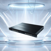 Dual APLX 4*2.5G Ethernet 4*SIM 4G/5G Router Jaringan Industri Motherboard 8GB DDR4 Desain PSU Redundant Onboard HA 1U