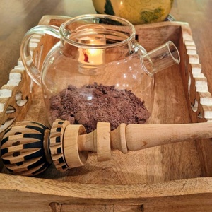 Juego de Chocolate Caliente <span class=keywords><strong>Mexicano</strong></span> Tradicional de Lujo, Espumador de Chocolate Caliente <span class=keywords><strong>Mexicano</strong></span> Auténtico, Batidor de Masa Danesa, Batidor de Levadura Danesa - Product Image 6