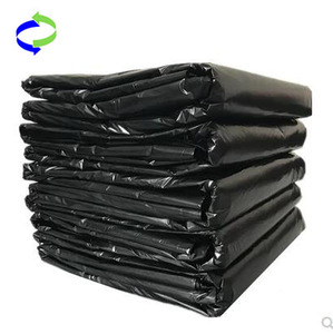 Black Plastic Garbage Bag Trash Bags 55 Gallon