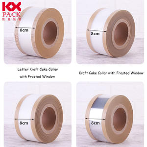 Feuille de rouleau de papier Kraft, 10 pièces, outils de décoration de gâteaux, Mousse mate, bandes transparentes pour la cuisson, collier à gâteaux - Product Image 5