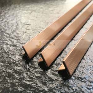 LL347 Decorative Mirror T-Shaped 304 316L <b>Tiles</b> Accessories Edge Trim Profile Stainless Steel <b>Tile</b> Trim for Wall Decoration - Product Image 6