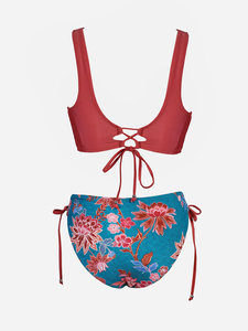 Venta al por mayor <span class=keywords><strong>Hot</strong></span> Sexy Girl Cute <span class=keywords><strong>Teenager</strong></span> Mujeres Traje de baño de cintura alta 2025 Tanga Micro Set Mini <span class=keywords><strong>Bikini</strong></span> brasileño - Product Image 6