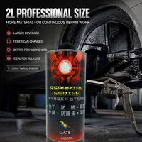 Revêtement Liquide Professionnel pour Châssis Automobile 2L Acrylique Anti-éclats de Pierre Anti-rouille Application par Pulvérisation pour Véhicules