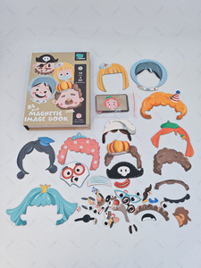 Jeu <span class=keywords><strong>de</strong></span> puzzle magnétique DIY le plus vendu en Amérique du Nord, design dinosaure, 50 pièces, emballage plastique pour nourrissons et jeunes enfants - Product Image 4
