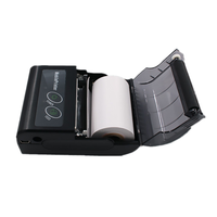 Printer Portabel Mini 58mm Printer Thermal Tanpa Tinta 203DPI 1500mAh Mesin POS USB untuk Toko Ritel