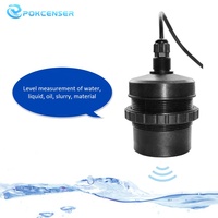 Capteur de niveau d'eau à ultrasons Pokcenser PWL-U500 pour réservoir, transmetteur de niveau pour canal ouvert extérieur 15m, moniteur de niveau RS485