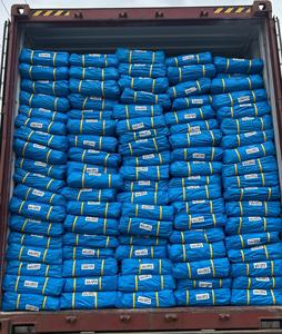 Bâche en plastique HDPE PE 4x5m bleue et blanche, imperméable, pour séchage de tissus et de cultures en extérieur, fabriquée en Chine - Product Image 6