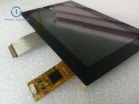 Modul Layar LCD Sentuh Kapasitif Hitam 7 Inci Kompatibel USB Panel Layar 0.96-10.1 Inci Layar Sentuh Kecil dengan LCD