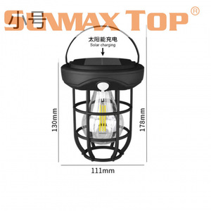 Linterna Solar para Camping, Pequeña, Estilo Retro de Queroseno, Impermeable, Recargable, Luz LED para Tienda de Campaña - Product Image 3