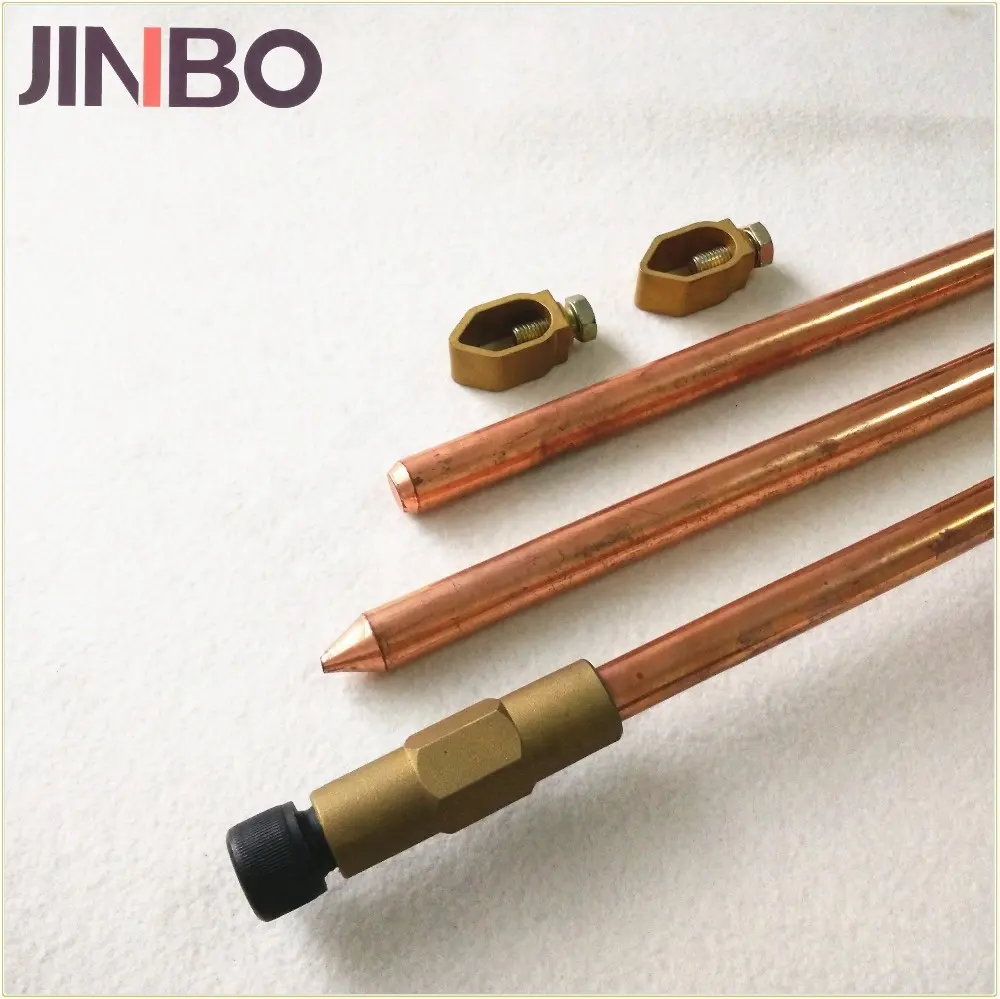 Điện nền tảng vật liệu đồng mạ thép Trái Đất thanh đồng làm bằng Trái Đất Rod Set