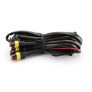 Custom 12v automotive connector plug wire harness cable for car