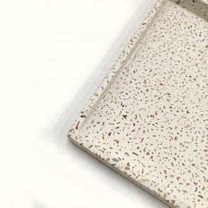 Plateau rectangulaire de rangement pour serviettes à main, en béton, pour la maison - Product Image 3