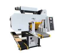Scie à ruban horizontale pour le bois, 28 pouces, moteur automatique 16,5 kW, coupe du bois massif