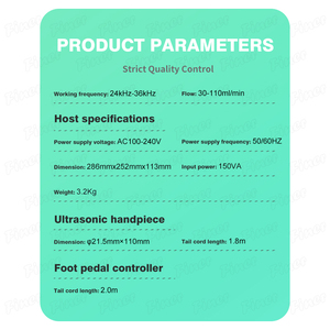 Piezotomo para Rinoplastia, Máquina Piezoeléctrica para Cirugía, Piezoeléctrico Dental, Cirugía Ósea Piezoeléctrica con Empaque de Aluminio - Product Image 5