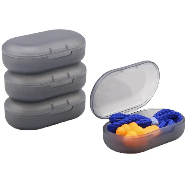 Earplug storage box Cute Travel Organizer Case Mini Tiny Plastic Storage Containers Portable Bluetooth headset accessory case