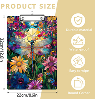 Carpeta de Archivo Personalizable Tamaño A4, Opaca, Impermeable y Duradera, Portapapeles de Plástico con Impresión UV, Suministros de Oficina para Maestros