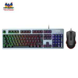 ViewSonic Mechanical Keyboard <b>Mouse</b> Combo <b>Wired</b> Backlit Gaming Set for Desktop Laptop - Product Image 1