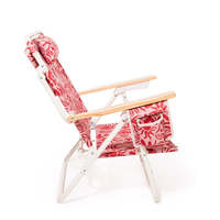 Nouveau Logo personnalisé extérieur 5 positions Portable léger pliant en aluminium voyage pique-nique plage chaise longue avec sangles de sac à dos
