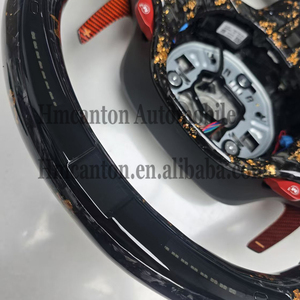 <b>Spot</b> Goods Forged Carbon Fiber Alcantara <b>LED</b> Steering Wheel for BMW G Series M3 G20 G30 G80 M4 G82 M5 CS Car Steering Wheel - Product Image 3