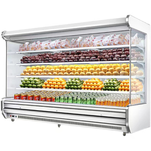 Refrigerador Vertical Comercial con Enfriamiento por Aire para Exhibición de Frutas y Verduras en Supermercados - Product Image 3