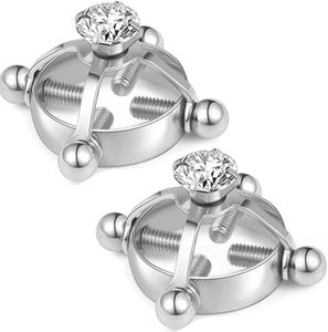 Anillo de <span class=keywords><strong>pezón</strong></span> de acero inoxidable diamante anillos de <span class=keywords><strong>pezón</strong></span> para <span class=keywords><strong>hombre</strong></span> sin perforación - Product Image 1