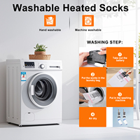 Chaussettes chauffantes confortables en peluche fine pour jeunes, idéales pour l'hiver, le froid, la neige, les activités de plein air, chauffage longue durée, recharge